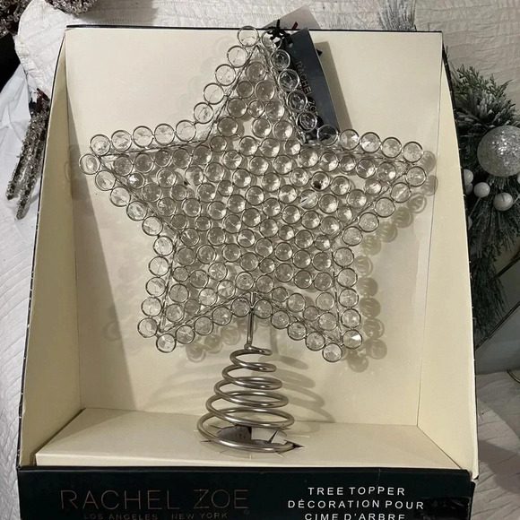 Rachel Zoe Crystal Star Christmas Tree Topper box - not included due too weight - Picture 4 of 12